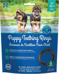 N-Bone Puppy Teething Rings Salmon Flavor Dog Treat, 6 Count Bag, 7.2-oz