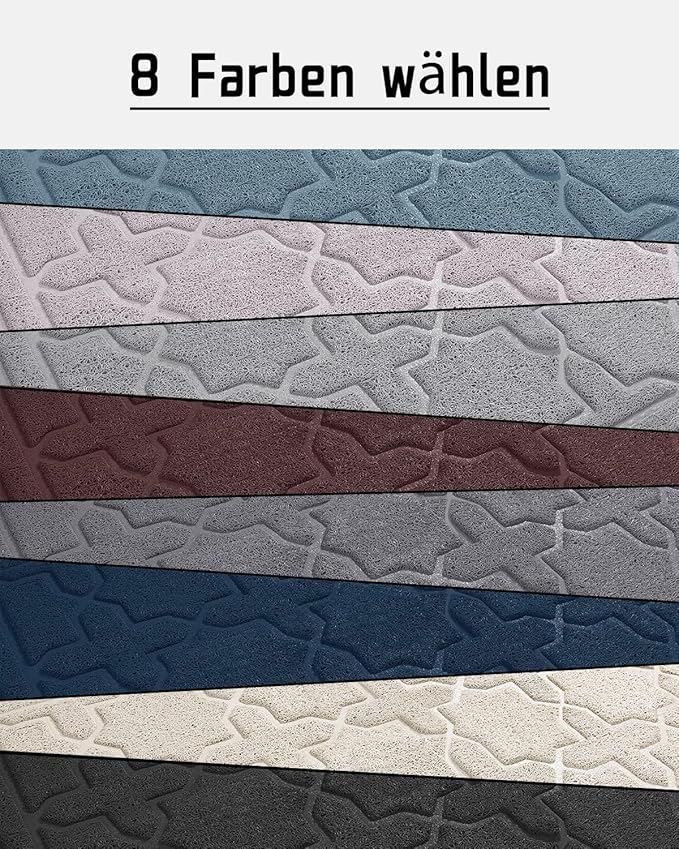 Yimobra Cat Litter Mat, 35.4"x23.6" Litter Box Mat with Litter Lock Mesh, Soft Cat Litter Mat Litter Trapping Mat, Easy to Clean, Non-Slip, Water Resistant, Litter Free Floors, Dark Coffee