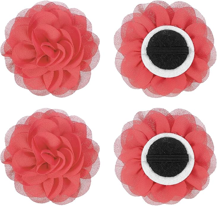 Dog Collar Flowers, Pet Flower Charms Soft Chiffon Cat Collar Bow Tie Floral Grooming Supplies, Intended for Dog