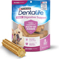 DentaLife Plus Digestive Support Dog Treats for Small and Medium Dogs 20-40 lbs., Cleans Teeth, Freshens Breath, & Supports Healthy Gut, Chicken & Pumpkin Flavor, 6 oz., 8 Chews - 6 oz. Pouch