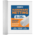 Hardware Mesh Screen & Fence Roll (2' x 25') - White Indoor & Outdoor Balcony, Patio & Porch Netting - Safety Barrier Fence for Pets & Kids