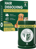 Pet Hair Remover for Laundry - Dog & Cat, Upgraded Higher Hair Dissolution, Detergent + Stain Remover, 6-Month Supply, HE/Top/Front-Load Compatible, Removes Residue & Odors, Septic Safe