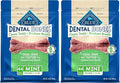 Blue Buffalo Dental Bones Mini Natural Dental Chew Dog Treats Bag,12oz. Bag,(Pack of 2)