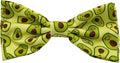 Huxley & Kent Pet Bow Tie for Dogs & Cats - Adjustable Hook & Loop Collar Accessory - Cute & Comfortable for Holidays & Celebrations - Happy Avocados, Small