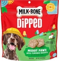 Milk-Bone Dipped Muddy Paws Dog Biscuits, 10 Oz. Bag