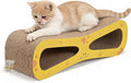 Portable Durable 29.5Inch Cat Scratcher Toys, Cat Scratch Lounge Made from Corrugated Cardboard Cat Scratchers House for Indoor Cats and Kittens, Cat Scratch Bed (Figure of Eight Colorful)