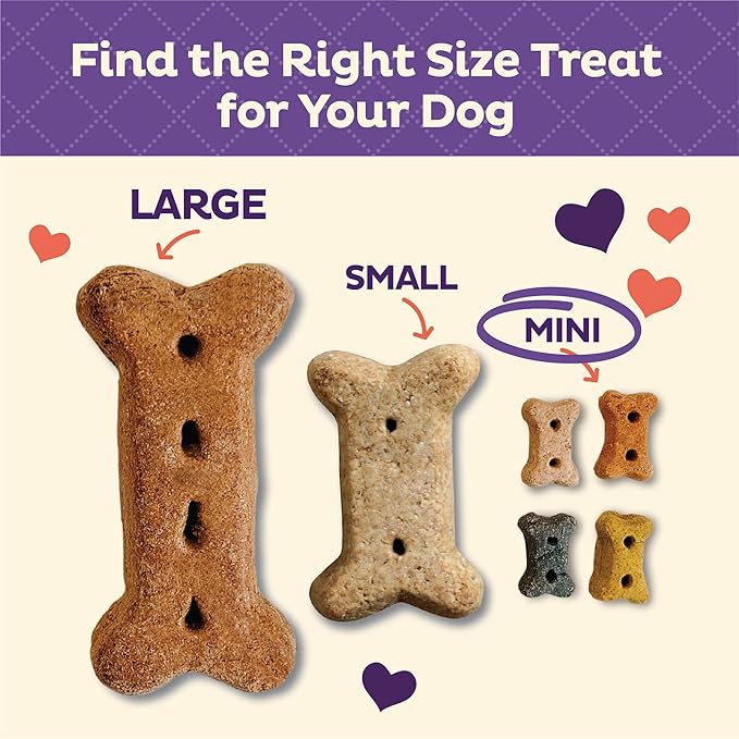 Old Mother Hubbard Wellness All the Fixins Dog Biscuits, Natural, Training Treats, Turkey & Sweet Potato Flavor, Mini Size (16 Ounce Bag) (Pack of 2)