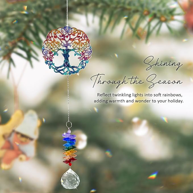 2 Layered Ornament Suncatcher - Rainbow Bridge Memorial Suncatcher - Pet Sympathy Keepsake - Paw Ornament for Loss of Dogs - Mother's Day Father's Day Christmas Birthday Gifts for Dog Lover