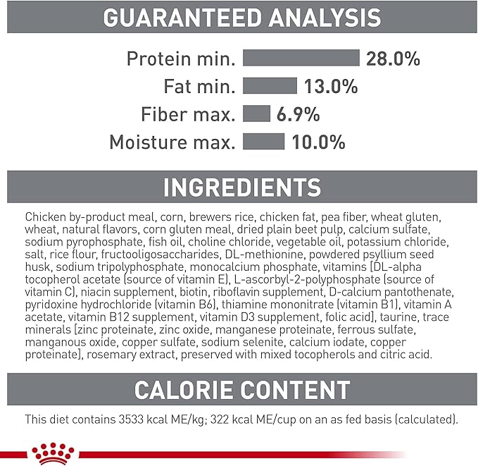 Royal Canin Feline Care Nutrition Dental Care Adult Dry Cat Food, 3 lb Bag