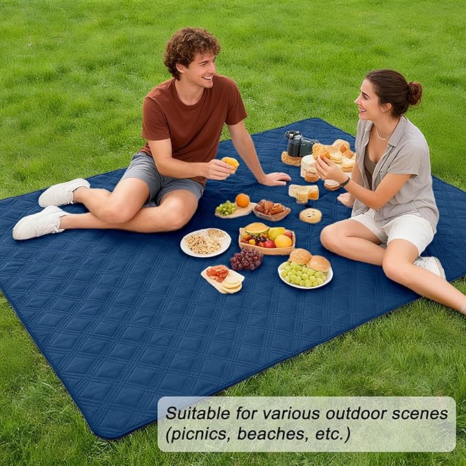 hyha Waterproof Dog Blanket, Reversible Pet Bed Blanket, Soft Sofa Couch Cover for Dogs Washable, Waterproof Pet Couch Covers for Sofa Puppy Cats Furniture Protector(68"x82", Navy Blue/Blue)