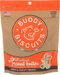 Buddy Biscuits, Soft & Chewy Treats for Small & Large Dog, Made in USA Peanut Butter Flavor - 6 oz, 4 Pack