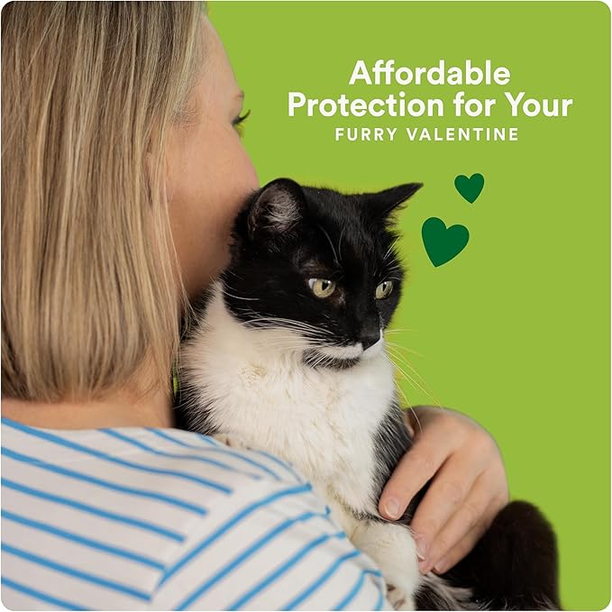 Advecta Plus Topical Flea Treatment for Cats and Kittens, Flea Prevention and Control, Small & Large, Fast-Acting Waterproof Drops, 6-Month Supply
