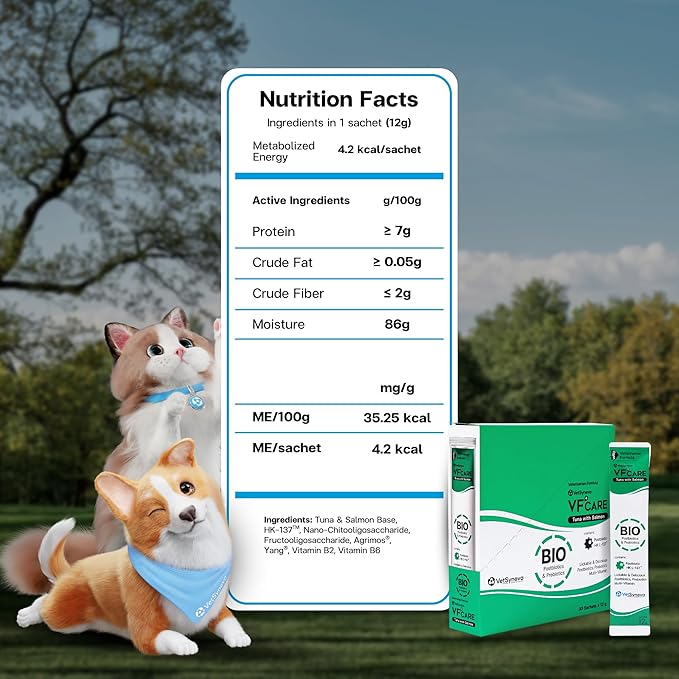 BIO Supplement for Cats & Dogs – Anti Diarrhea for Dogs, Gut Health Paste with Postbiotics, Prebiotics, FOS, L-137, Yeast Extract – Anti Diarrhea for Dogs, 30 Sachets