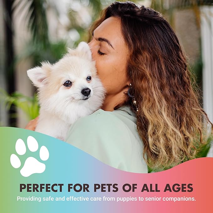 Liquid Vet Total & Complete Support for Dogs – Joint, Allergy, Digestive & Immune Health – 10 Active Ingredients in 1 Including Omega-3s, Prebiotics, Glucosamine, Cranberry - Made for Picky Eaters