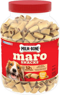 Milk-Bone MaroSnacks Peanut Butter Flavor (Artificially Flavored) Dog Treats with Real Bone Marrow, 40 Oz. Canister