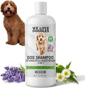 Dog Shampoo, Conditioner & Detangler - Best Shampoo for Goldendoodles, Poodles & Doodles Pet Hair - Hypoallergenic, Tearless, Sensitive Skin for Puppies & All Dog Breeds - Made in USA,16OZ (Unscented)