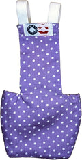 Chicken Diapers Duck Diaper Diaperalls for Hens, Roosters, Ducks, Ducklings - Reusable, Adjustable by Uni Infinity (Lavender Polka Dots, Chicken Medium, 1, Count)