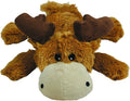 KONG Cozie Marvin Moose - Cute Dog Plush Toy for Indoor Play - Soft Chew Toy & Snuggle Buddy - with Squeaker, Durable Design & Minimal Stuffing - for Small Dogs