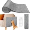 78.7"x15.8" Cat Scratch Mat,Trimmable Self-Adhesive Carpet,DIY Climb Cat Scratcher for Cat Couch Furniture or Wall Protector, Cat Scratching Post Tower Replacement Pads (LightGrey, 78.7x15.8In)