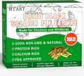 MTART 10LB Dried Black Soldier Fly Larvae Treat for Chicken, 100% Natural Non-GMO More Calcium Than Dried Mealworms High Protein Chicken Feed for Birds, Ducks, Layer Hens
