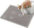 Darkyazi Cat Litter Box Mat for Floor Litter Trapping Mat Non-Slip Backing, Scatter Control, Easy Clean, Water Resistant, Soft on Paws (15.75" x 11.75",Gray Sand)