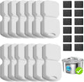 Cat Water Fountain Filter: 24 Pet Fountain Replacement Screen for Stainless Steel - 12 Carbon Filters & 12 Foam Filters - Suitable for Cat Water Fountain Stainless Steel S17