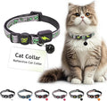 DOCO Cat Collar Breakaway Safety Buckle with Bell | Reflective Lime Adjustable Nylon Collar for Kittens & Adult Cats | Comfortable & Safe for Girls & Boys | Neck 3/8" x 7.5-12", Up to 13lb
