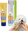 PETHROOM Pet Dental Clean Toothpaste for Dogs & Cats – Fresh Breath & Plaque Control, Gentle Formula – Apple Flavor, Net Wt 2.1 oz