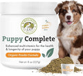 Wholistic Pet Organics Puppy Complete - Dog Multivitamin Powder - Daily Dog Vitamins and Supplements for Homemade Food - Immune System, Skin, Coat & Overall Health - All Breeds of Puppies - 22 Scoops