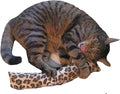 Refillable 15" Catnip Cat Kicker Toy Filled with 1 oz Canadian Catnip, Cheetah