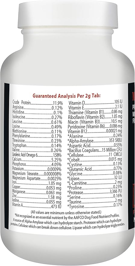 Ultimate Bully - Maximum Performance Canine Supplement, 60 Tablets, Made in The USA