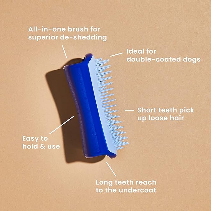 Pet Teezer by Tangle Teezer Small De-Shedding and Small Detangling Dog Brush Duo
