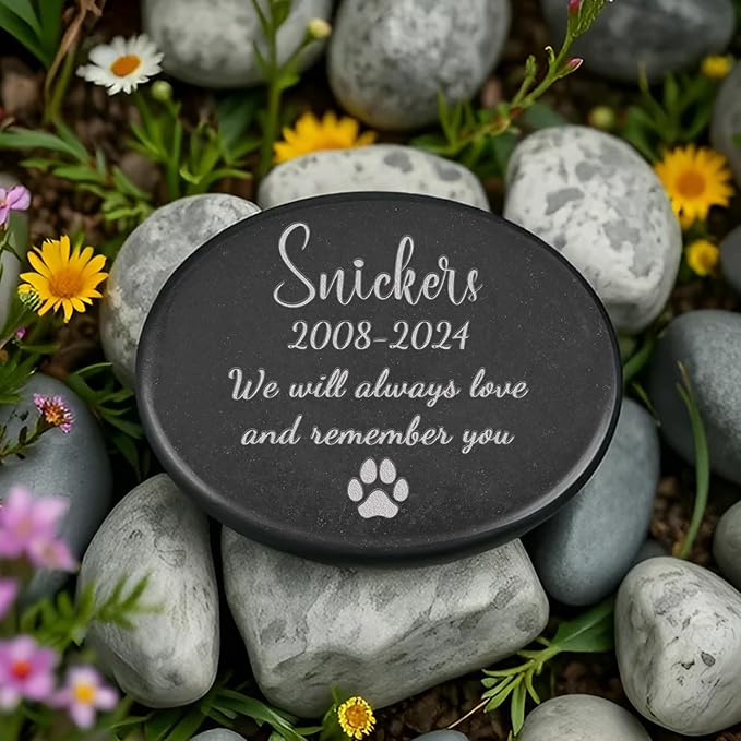 Dog Memorial Stone, Cat Memorial Stone, Pet Memorial Gifts, Loss of Pet, in Memory of Pet,Pet Lost Sympathy Gifts, Pet Memorial Stone, Dog Remembrance Gifts