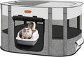 Foldable Pet Playpen - Cat & Puppy Playpen, Travel Dog Crate with Carrying Case, Cat Tent Dog Pen for Outdoor Camping Use
