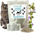 Caroline's Cats Organic Catnip Packets for Cat Toys – Refill Pouches for Flapping Bird, Flopping Fish, and More, 10 Tea Bags