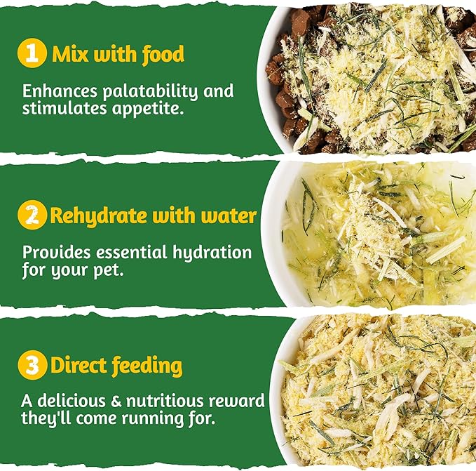 Just Try 8 oz Cat Grass Treats Freeze Dried Cat Food Toppers Mixers Hairball Control Low Calorie Real Chicken Egg Yolk Dental Care Healthy Cat Snacks Treats for Indoor Cats