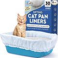 Alfapet Sifting Cat Litter Box Liners - Jumbo 30 Count, Pack of 5 - Tear-Resistant Cat Litter Bags, Waterproof Kitty Litter Liners, Fits Litterbox Pan Sizes X-Large, X-Giant, 37" x 18" 30 lb Capacity