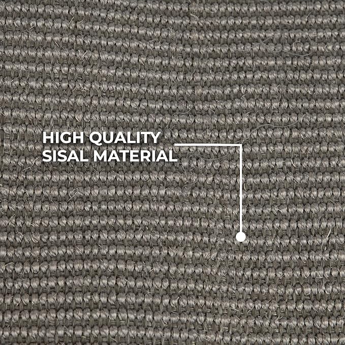 Best Pet Supplies Catify Cat Scratcher, Fun Interactive Scratchers, Posts, Poles, Claw Safe, Furniture Saver Indoor Play Support Natural Cat Behaviors Heavy Duty - Log (Gray)