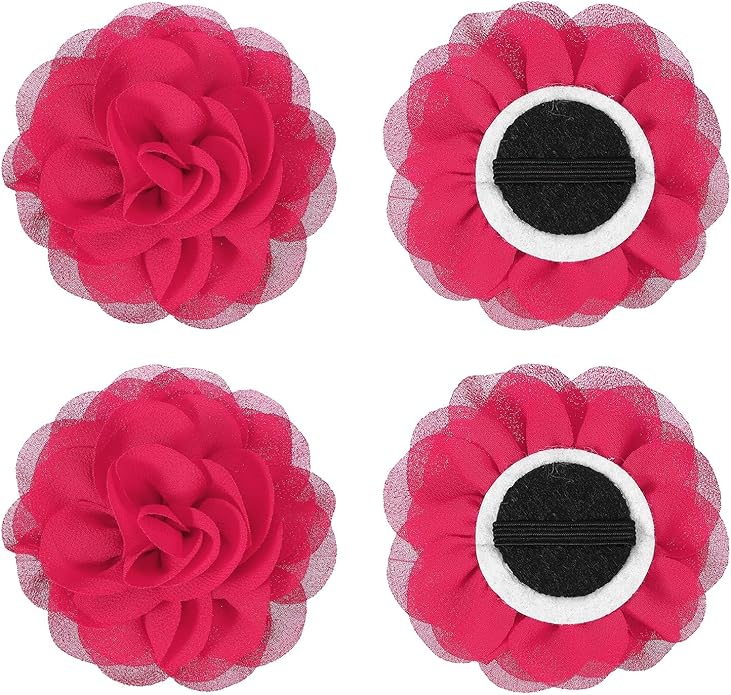 Dog Collar Flowers, Pet Flower Charms Soft Chiffon Cat Collar Bow Tie Floral Grooming Supplies, Intended for Dog