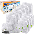 KEEPOW Dog & Cat Water Filter - 12 Pack Replacement for Petmate Replendish Fountain