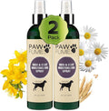 PAWFUME Skin & Coat Detangler Spray for Dogs, 2-Pack – Soothe Dry, Itchy Coats Quickly – Non-Toxic Chamomile & Oat Formula, Essential Fatty Acids & Vet-Certified – Dog Detangler Spray Dematting Care