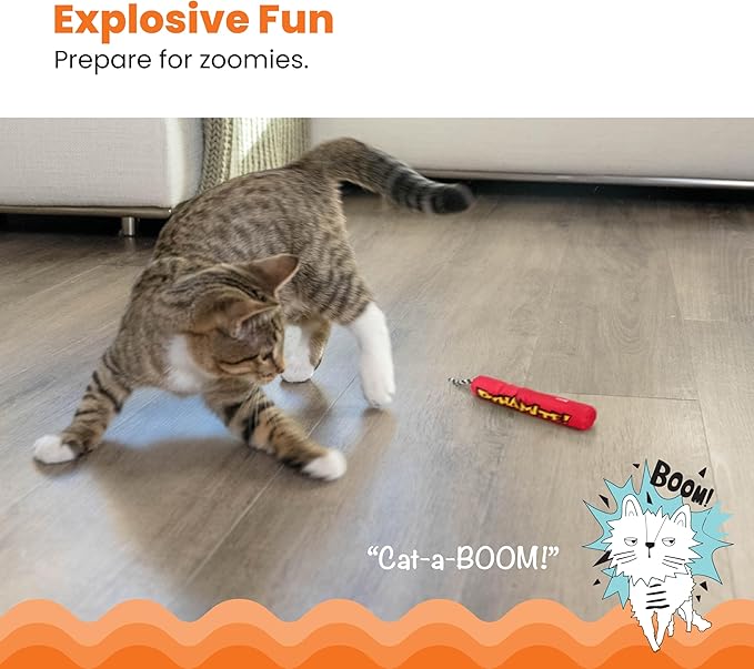 Catstages Green Magic Dynamite Stick Catnip Cat Toy (Pack of 2)