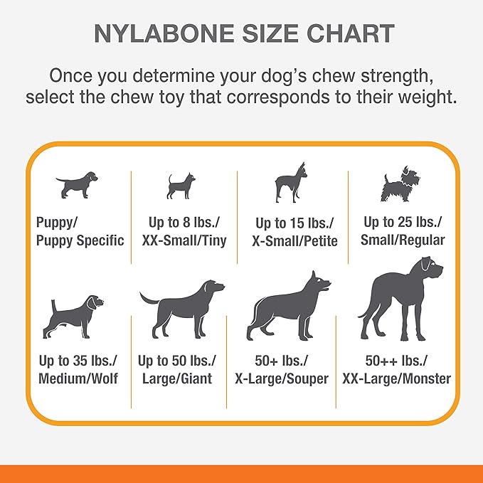 Nylabone Oval Ring Flexi Chew Toy for Dogs, Flexible Dog Toys for Moderate & Gentle Chewers, Chicken Flavor, Medium - Up to 35 lbs, 1 Count