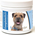 Healthy Breeds Border Terrier All in One Multivitamin - Complete with Probiotics, Glucosamine, Chondroitin & Omegas - 60 Soft Chewy Treats