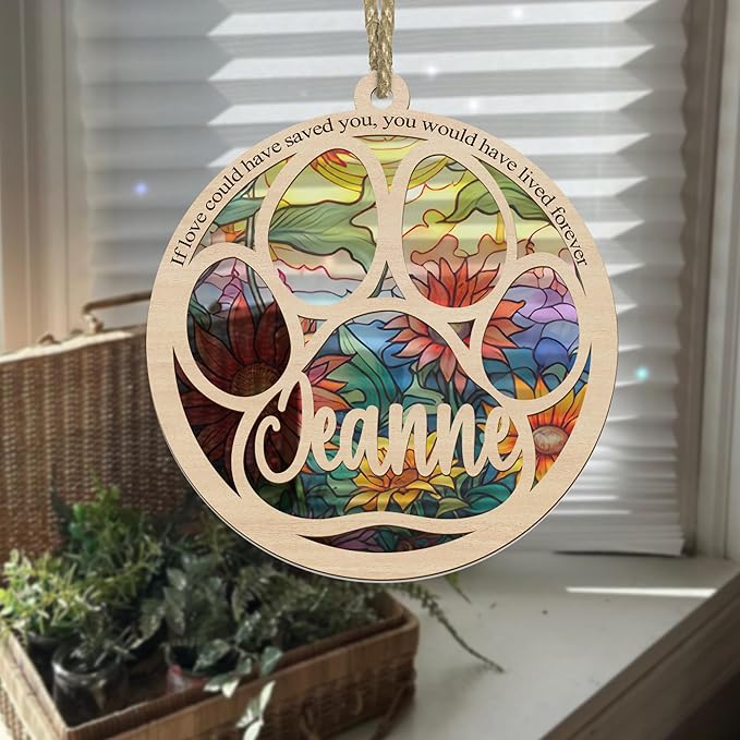 Dog Memorial Ornament,Pet Loss Gifts for Dog Lovers