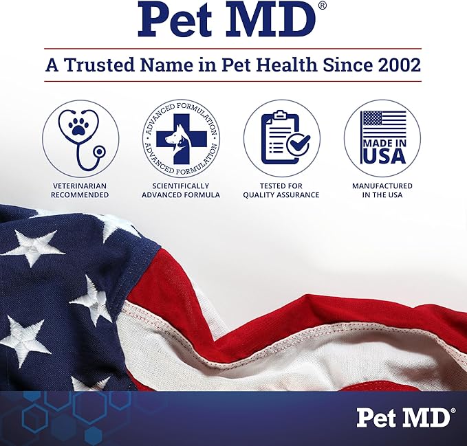 Pet MD TopicalShampoo for Dogs, Cats, & Horses- 12 oz