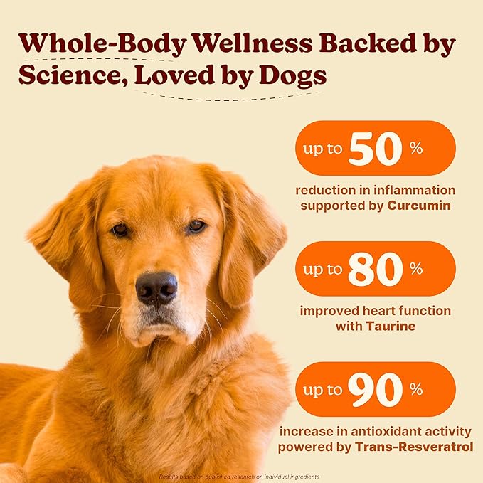 Dog Multivitamin Chews – 11-in-1 Daily Multivitamin for Dogs, Chicken Flavor with Flaxseed, Supports Immune System, Hip & Joint, Skin & Coat, Heart Health, Energy & Vitality, 60 Count