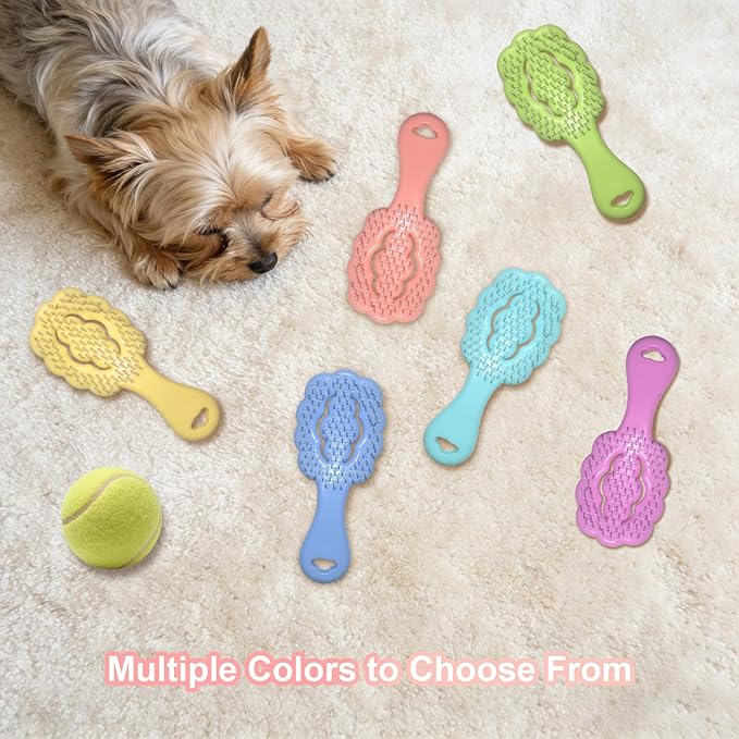 Cloud Shape Small Dog Grooming Brush - Perfect for Shih Tzus, Yorkies, and Maltipoos - Ideal Puppy Hair Brushes for Maltese and Small Breeds (Pink）