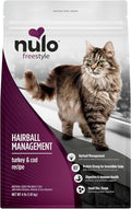 Nulo Freestyle Cat Food, For Hairball Management, Premium Grain-Free Dry Small Bite Kibble, All Natural Animal Protein Recipe with BC30 Probiotic for Digestive Health Support