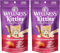 Wellness Kittles Crunchy Natural Grain Free Cat Treats, Salmon & Cranberries Recipe, All Life Stages, 2-Ounce Bag (Pack of 2)